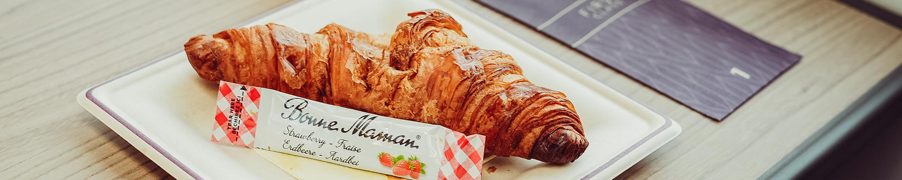 Croissant menu banner