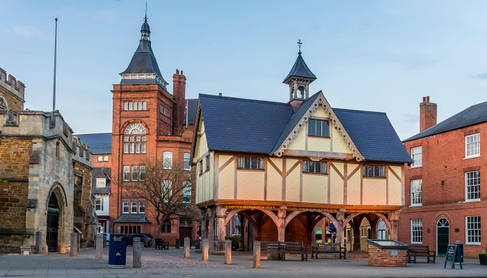 Market Harborough city centre