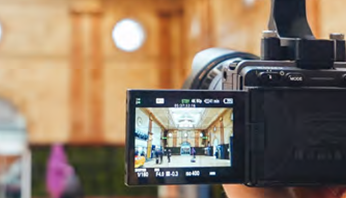 Filming at Nottingham station