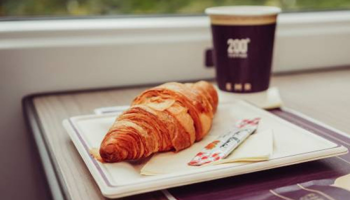croissant in first class