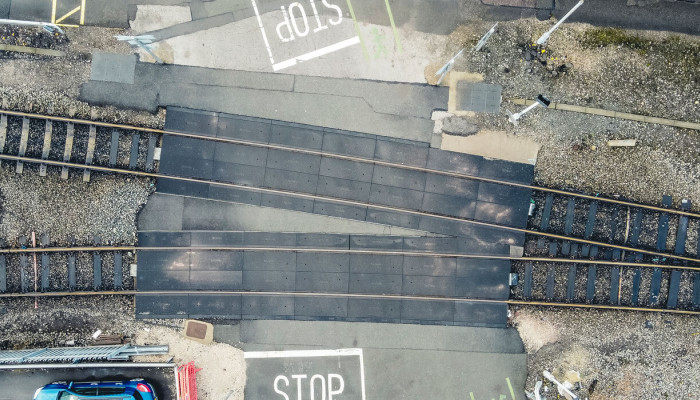 railway track crossing