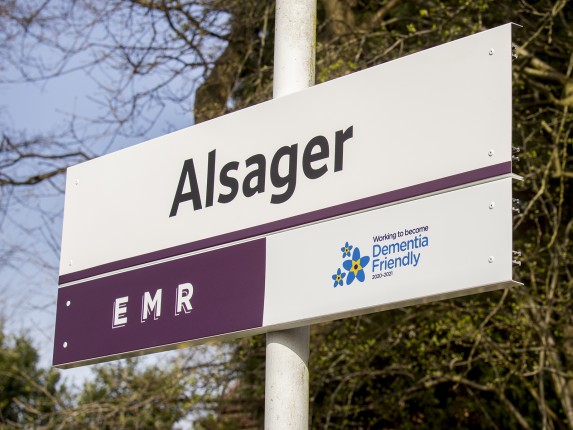 Alsager Platform Sign
