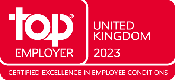Top Employer United Kingdom 2023 logo