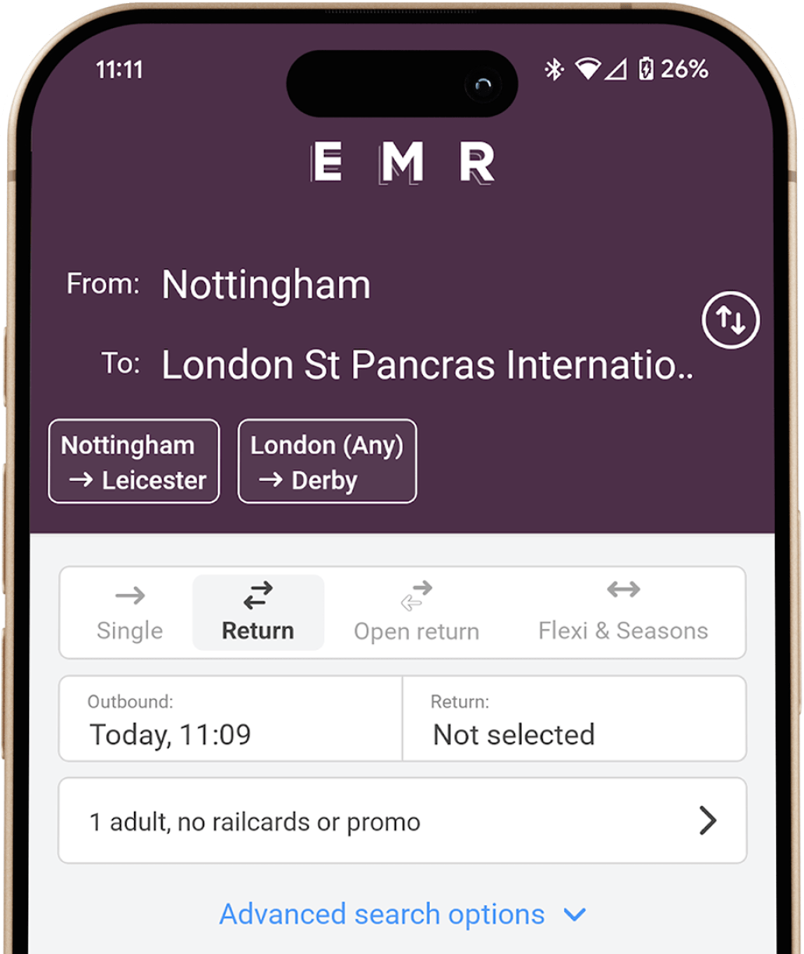 EMR app screenshot