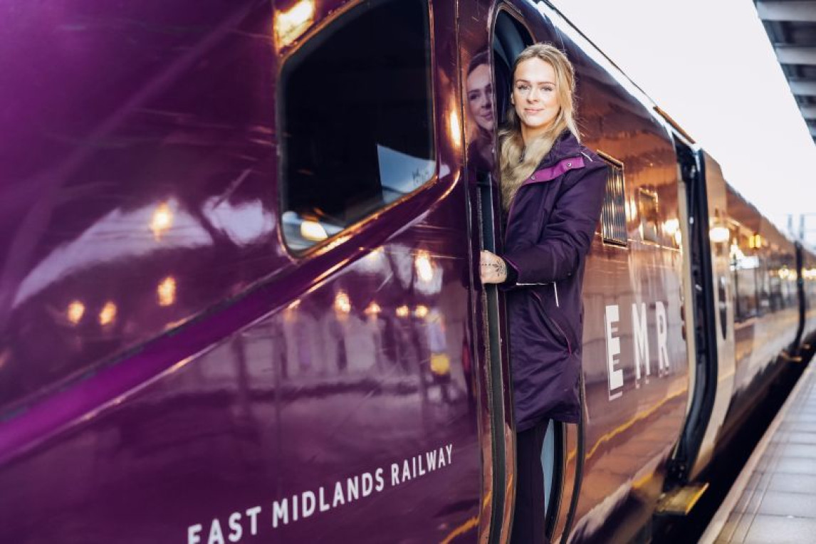apprentice on a train