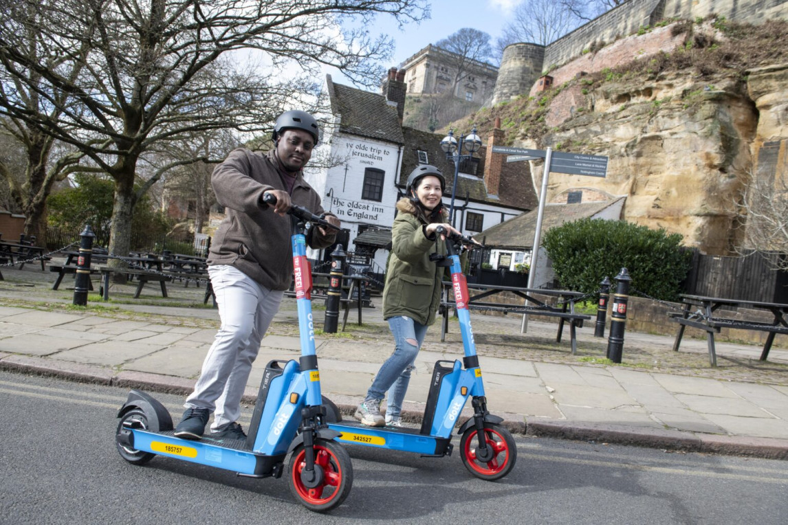 Escooters in Nottingham