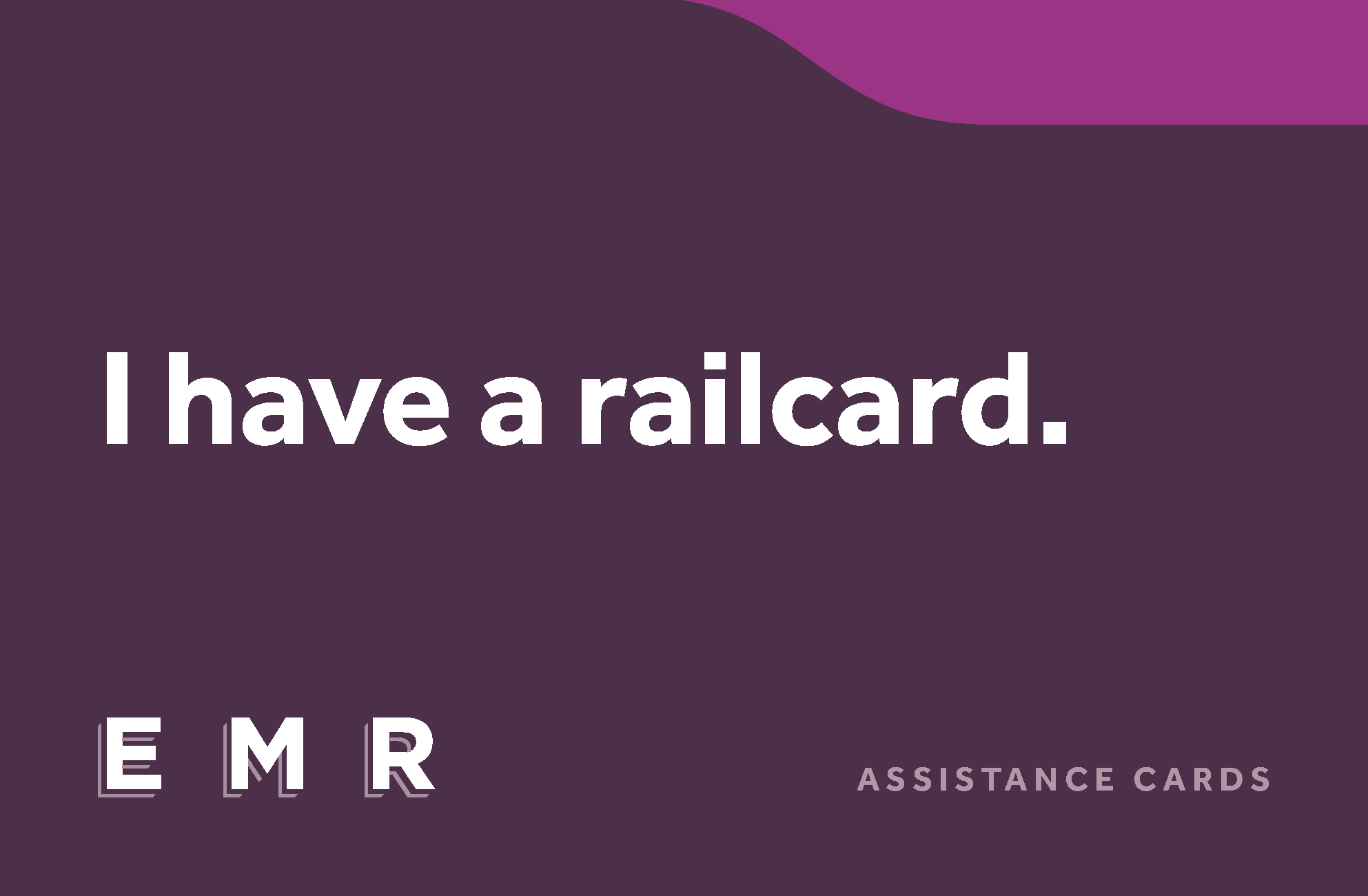 I have a railcard