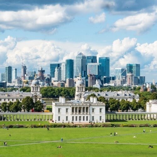 Royal Observatory – A historic astronomical observatory perched on a hill overlooking the city of London